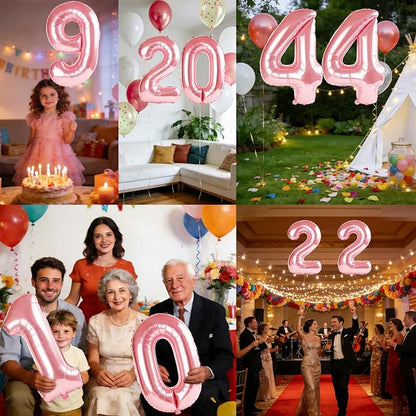 40 Inch Number 44 Balloons for 44th Birthday Party Decorations, 0-100 Jewelry - Image 7