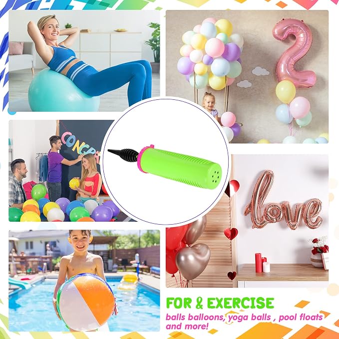 16 Pcs Handheld Balloon Air Pump Inflator Air Pump - Image 7