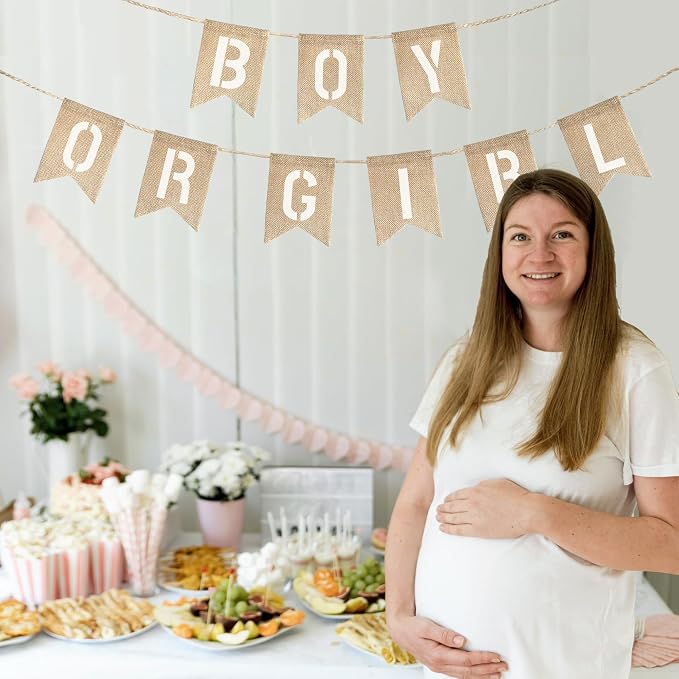 15 PCS Burlap Banner DIY Kit - Image 4