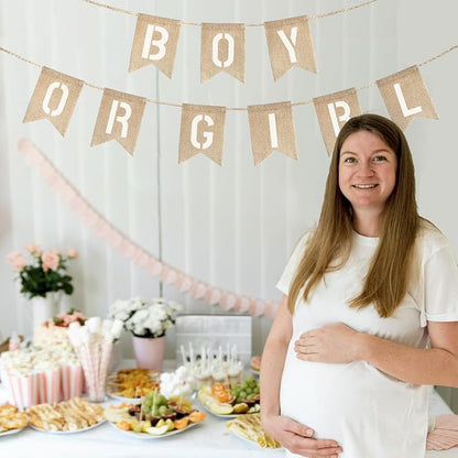 15 PCS Burlap Banner DIY Kit - Image 4