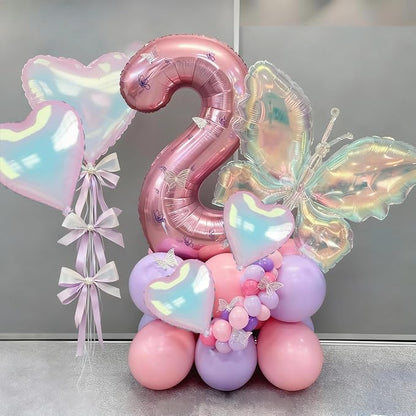Iridescent Heart Balloons - Image 4