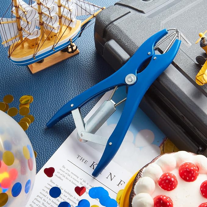 Minatee Balloon Expander Pliers Balloon Stuffing Tool Blue Stainless Steel - Image 4