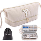 Shark FlexStyle/SmoothStyle Personalized Hair Dryer Case, Double-Layer Travel Organizer with Hair Dryer Bag - Air Wrap Dryer, Flat Curling Iron Case