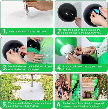 2 Sets Adjustable Balloon Column Stand Kit - Image 5