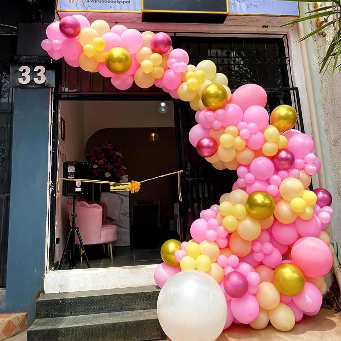 Pink Christmas Balloons - Image 7