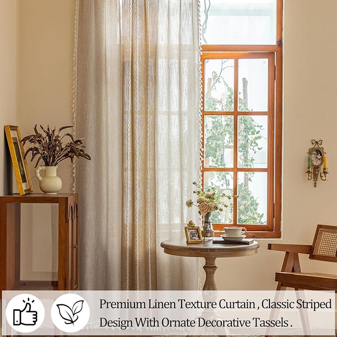Sutuo Home Boho Curtains 90 inches - Image 5