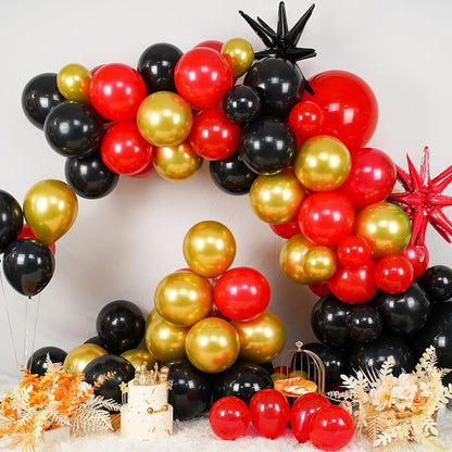 Red Black Balloon Arch Kit, Balloon Garland - Image 3