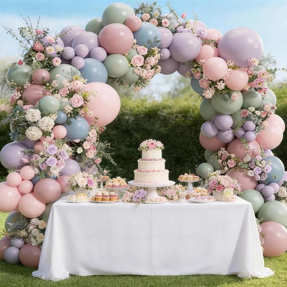 141pcs Pastel Balloon Arch Kit - Image 6
