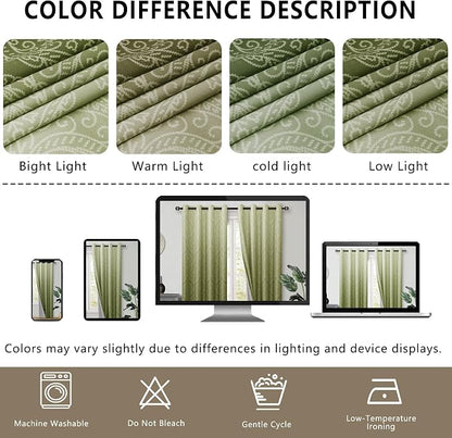 DWCN 100% Blackout Curtains for Bedroom - Image 10