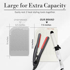 Heat Resistant Mat - Curling Iron Holder - Silicone Heat Resistant Mat - Makeup Mat - Hot Tools Mat - Hot Tools Flat Iron Holder - Vanity Decor - Vanity Accessories