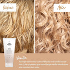 Four Reasons Color Mask - Vanilla Blonde - (27 Colors) Color Depositing Conditioner, Toning Treatment, Tone & Enhance Color-Treated Hair - Semi Permanent Hair Dye, Vegan and Cruelty-Free, 6.76 fl oz