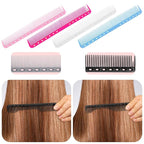 6 PCS Barber Combs Professional Fine Cutting Combs for Hair Stylist Comb Heat Resistant Carbon Fiber Salon Hairdressing Comb for Salon Stylist and Fine Tooth