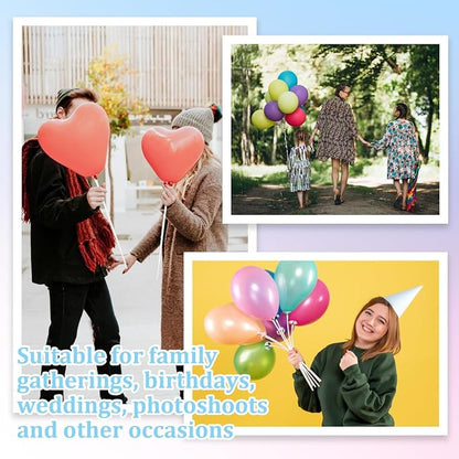 JJUNW 20 Pcs Balloon Sticks, Long Plastic Balloon Sticks - Image 6