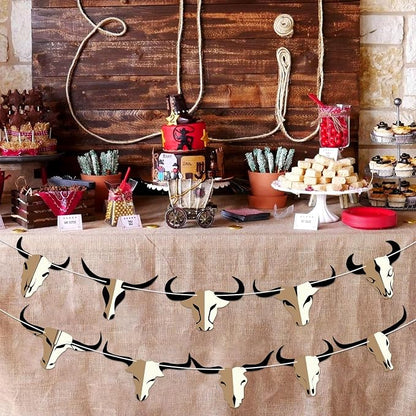 Hooqict Western Cowboy Rodeo Party Banner Western Birthday Party Decorations - Image 4