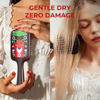 SIMETRA Wooden Paddle Hair Brush Unique Pattern Hair Brushes for Women Wet Brush Detangling Brush Guinean Ovangkol Hardwood Bristles for Scalp Massage for Men Kids for All Hair Types (Cheetah)