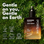 D'Cherlane Hair Growth Oil – Scalp Treatment with Rosemary, Argan, Coconut & Castor Oil Organic | Lightweight, Non-Greasy Formula for Fuller, Thicker, Stronger Strands | For All Hair Types