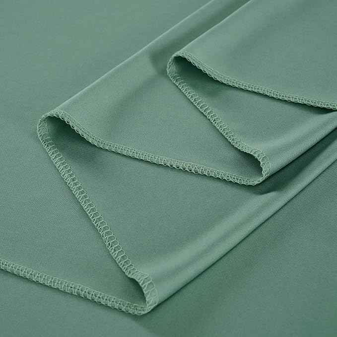 10 ft x 10 ft Sage Green Backdrop Curtains - Image 3