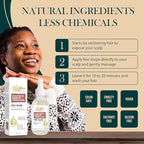 Pre Wash Hair Oil – USDA Certified Organic Scalp Oil Hair Growth Treatment with Rosemary & Biotin, Pre-Shampoo Serum for Thinning Hair & Hair Loss – 2 Fl Oz