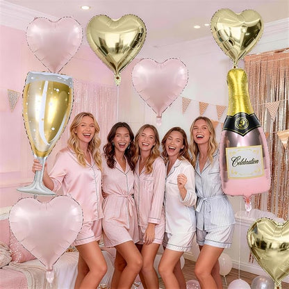 Champagne Balloons, Bachelorette Party Balloons - Image 3
