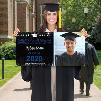 Graduation Banner Backdrop, Custom Class of 2026 - Image 2