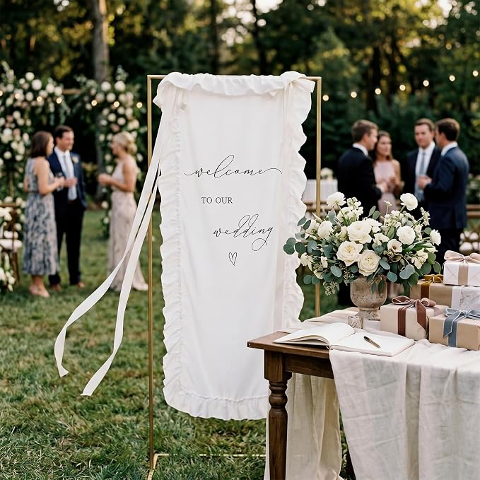 150x60cm Large Wedding Welcome Banner Sign - Image 3