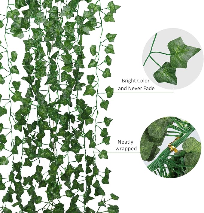 RECUTMS Artificial Fake Ivy Vines Garlands - Image 3