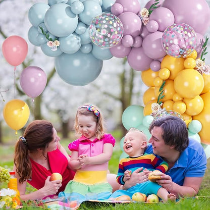 Ouddy Party 149Pcs Pastel Rainbow Balloon Garland Kit 18 12 10 5Inch | - Image 5