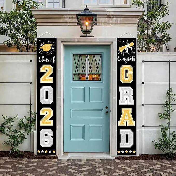 Graduation Decorations Class of 2026 Hanging Grad Banner, Graduation - Image 4