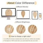 SEGO Human Hair Toppers for Women With Thinning Hair, 7 * 13CM Silk Base 100% Real Human Hair Clip in Top Wiglet Hairpieces -6 Inch No Bangs Golden Brown&Bleach Blonde