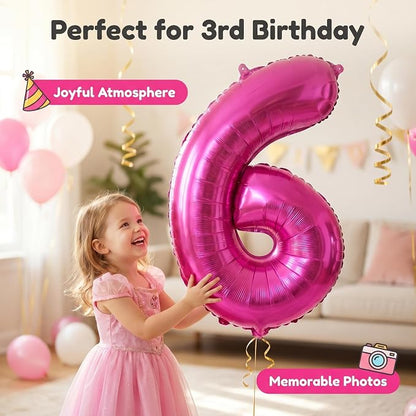 YPSelected 32 Inch Large Foil Helium Number Balloon Birthday Wedding Party 0-9 - Image 3
