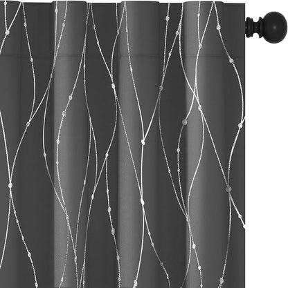 Deconovo Blackout Back Tab Curtains by Unknown