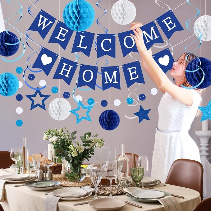 Arrowbash Welcome Home Decorations Welcome Home Banner - Image 4