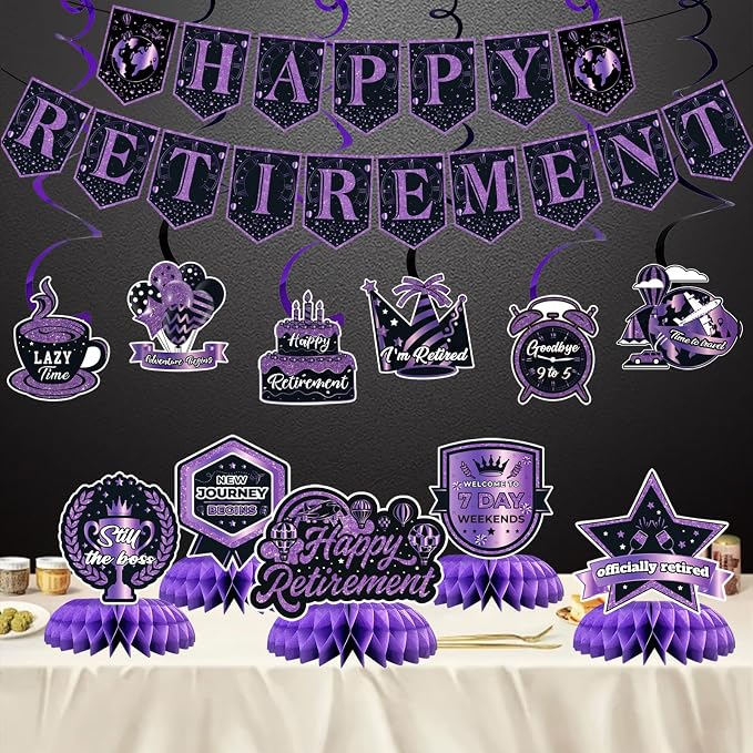 12Pcs Retirement Party Decorations - Image 7