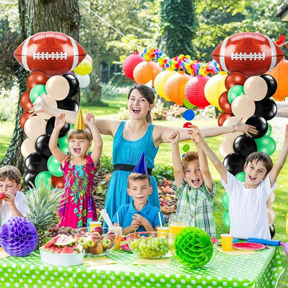 Kasyat 2 Sets Football Balloon Column Stand Kit Football Balloon Arch Garland - Image 7