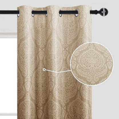 DWCN 100% Blackout Curtains for Bedroom 54 Inch Long - Image 6