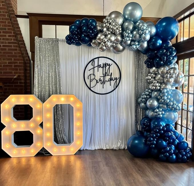Blue Balloon Arch Kit, Graduation Decoration - Image 6