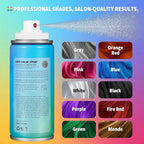 Halloween Hair Spray,Temporary Hair Color Spray for Women Kids Men,Washable Hairspray,Colored Hair Spray,Color Hairspray for Halloween,Party,Cosplay,Christmas Day (06#Gray)