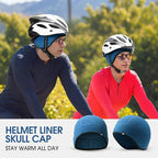 Skull Cap Helmet Liner, Winter Thermal Cycling Cap for Men & Women, Lightweight Cycling Hat for Biking Running Outdoor Work