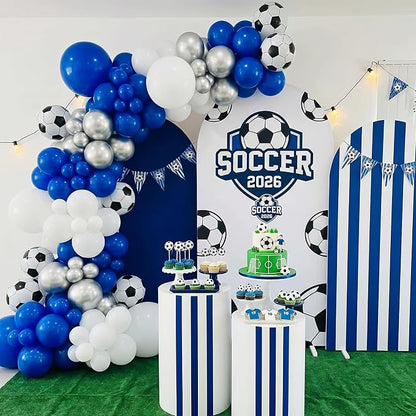RUBFAC Royal Blue Balloons 120pcs 12 Inch, 2026 International Football Game - Image 5