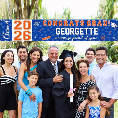 Graduation Congratulations Banner Decorations, 2026 Personalized Graduation - Image 5
