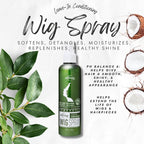 AllDay Locks Synthetic Wig Spray (8 oz) | Revitalizing & Refreshing Leave-In Conditioner | Smoothens, Detangles & Nourishes | Cleanses, Softens and Revitalizes Synthetic Hair | 8 oz