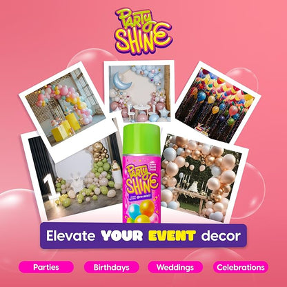 Party Shine Bubble Gum Balloon Shine Spray, Silicone Spray - Image 7