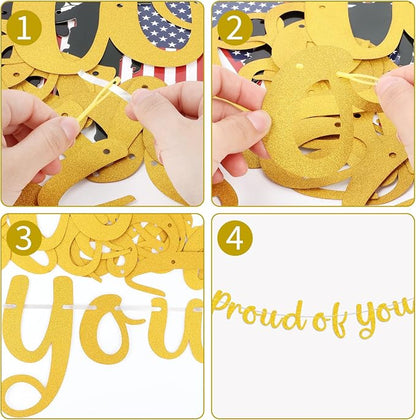 Retirement Party Decorations We Are So Proud of You Banner Welcome Home Banner - Image 7
