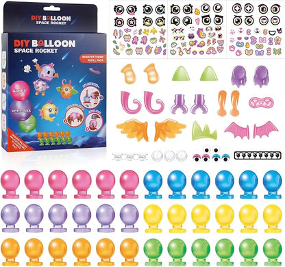 nicknack 170Pcs Magic Sticky Balloon Refill Kit DIY Crafts by nicknack