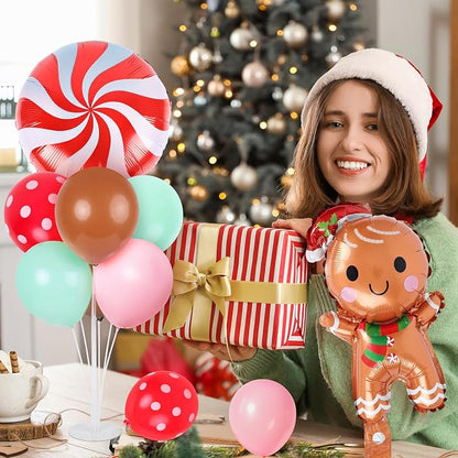 6 Sets Christmas Gingerbread Balloon Stand Kit - Image 8