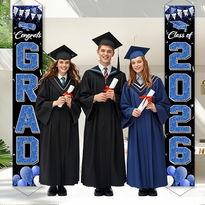 COHIE Congrats Grad Class of 2026 Porch Banner a Set of 2 - Image 5