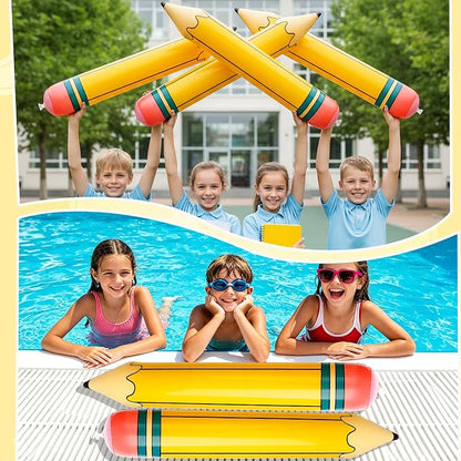 Large Inflatable Yellow Pencil Balloons, 27 Inch First Day of School Giant - Image 8