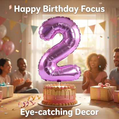YPSelected 32 Inch Large Foil Helium Number Balloon Birthday Wedding Party 0-9 - Image 3