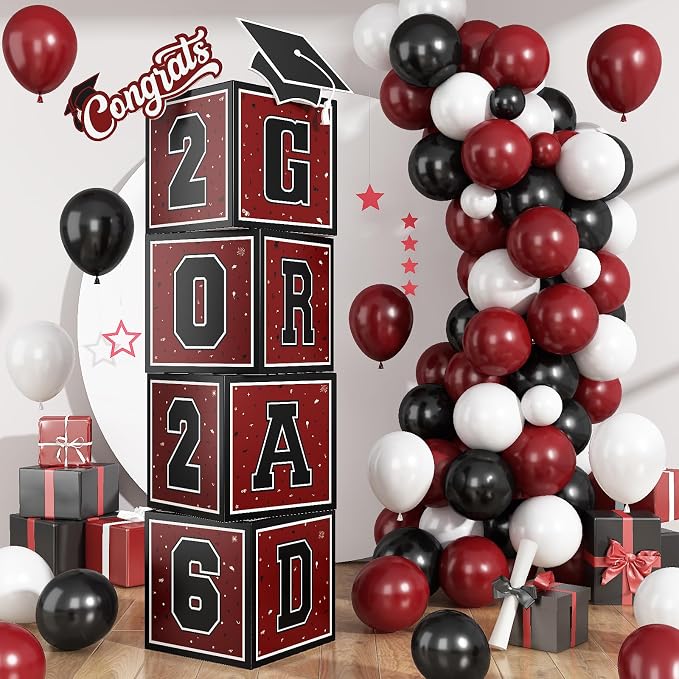 2026 Graduation Decorations, So Proud of You and Class of 2026 Grad Balloon by Togvu