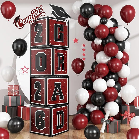 2026 Graduation Decorations, So Proud of You and Class of 2026 Grad Balloon by Togvu